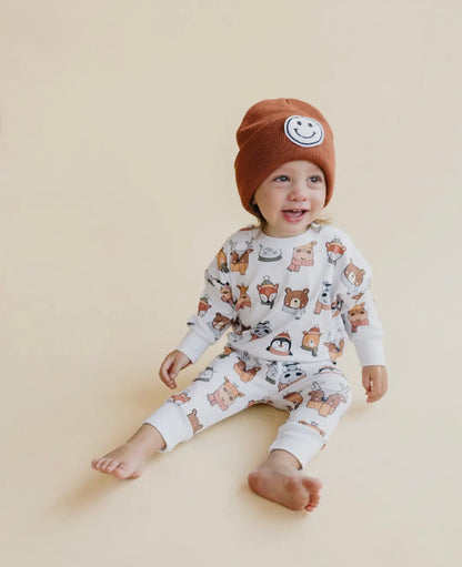 Smiley Beanie | Rust