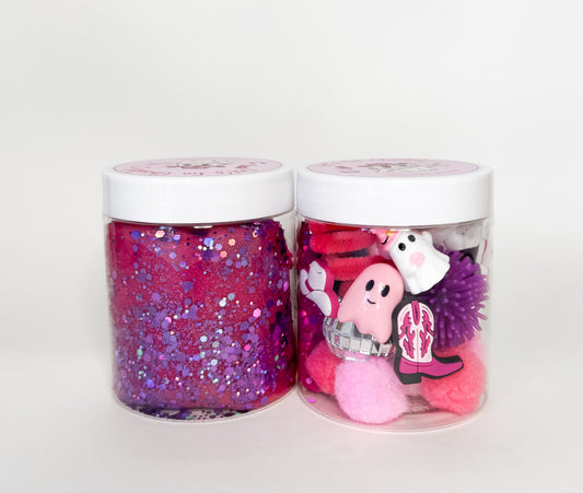 Let's Go Ghouls Grab & Go Playdough Jar