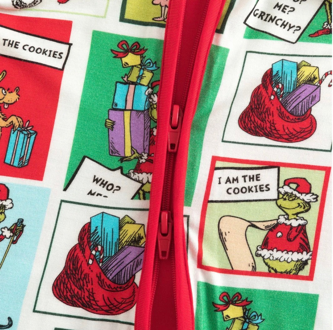 PREORDER Bamboo Zippy | Merry Grinchmas