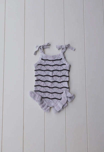 Knit Ruffle Onesie