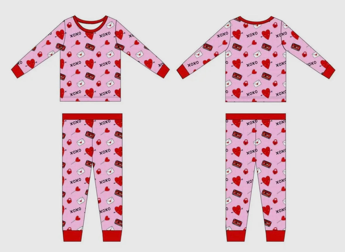 Bamboo 2 Piece Set | Love Letters