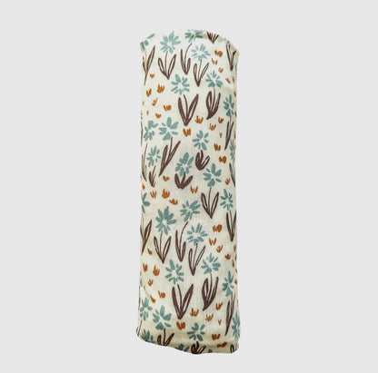 Bamboo Stretch Swaddle | La La Floral