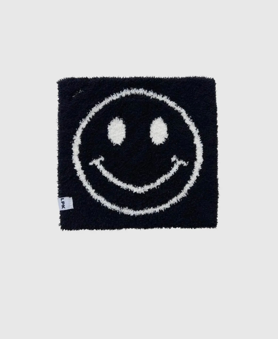 Plush Lovey | Black Smiley
