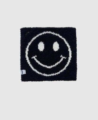 Plush Lovey | Black Smiley