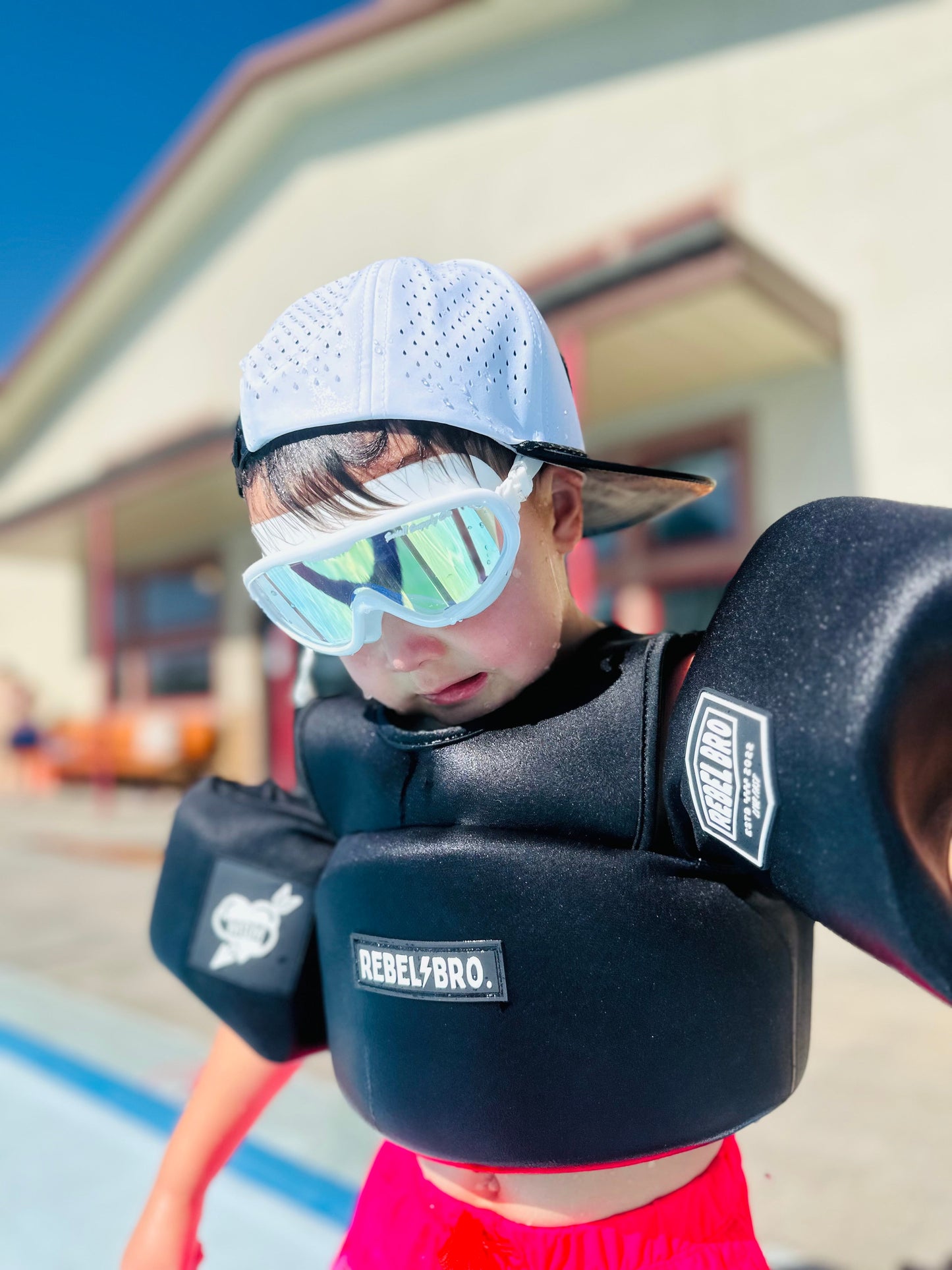 Swell UV protected swim goggles