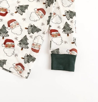 PREORDER Bamboo 2pc Set | Santa Christmas Trees