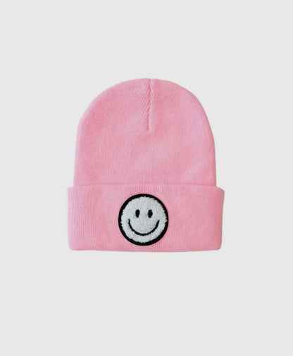 Smiley Beanie | Pink