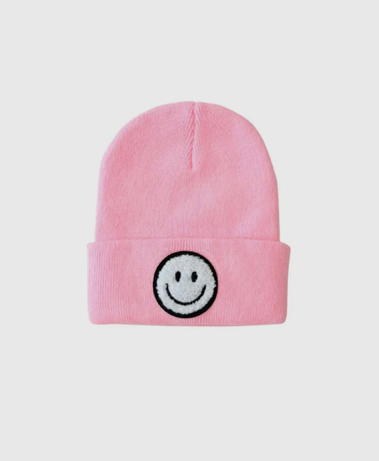 Smiley Beanie | Pink