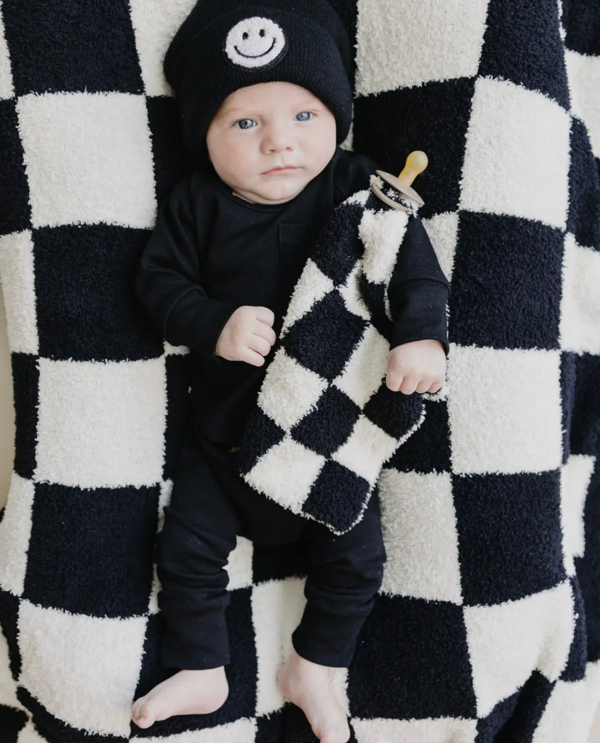 Plush Lovey | Black Check
