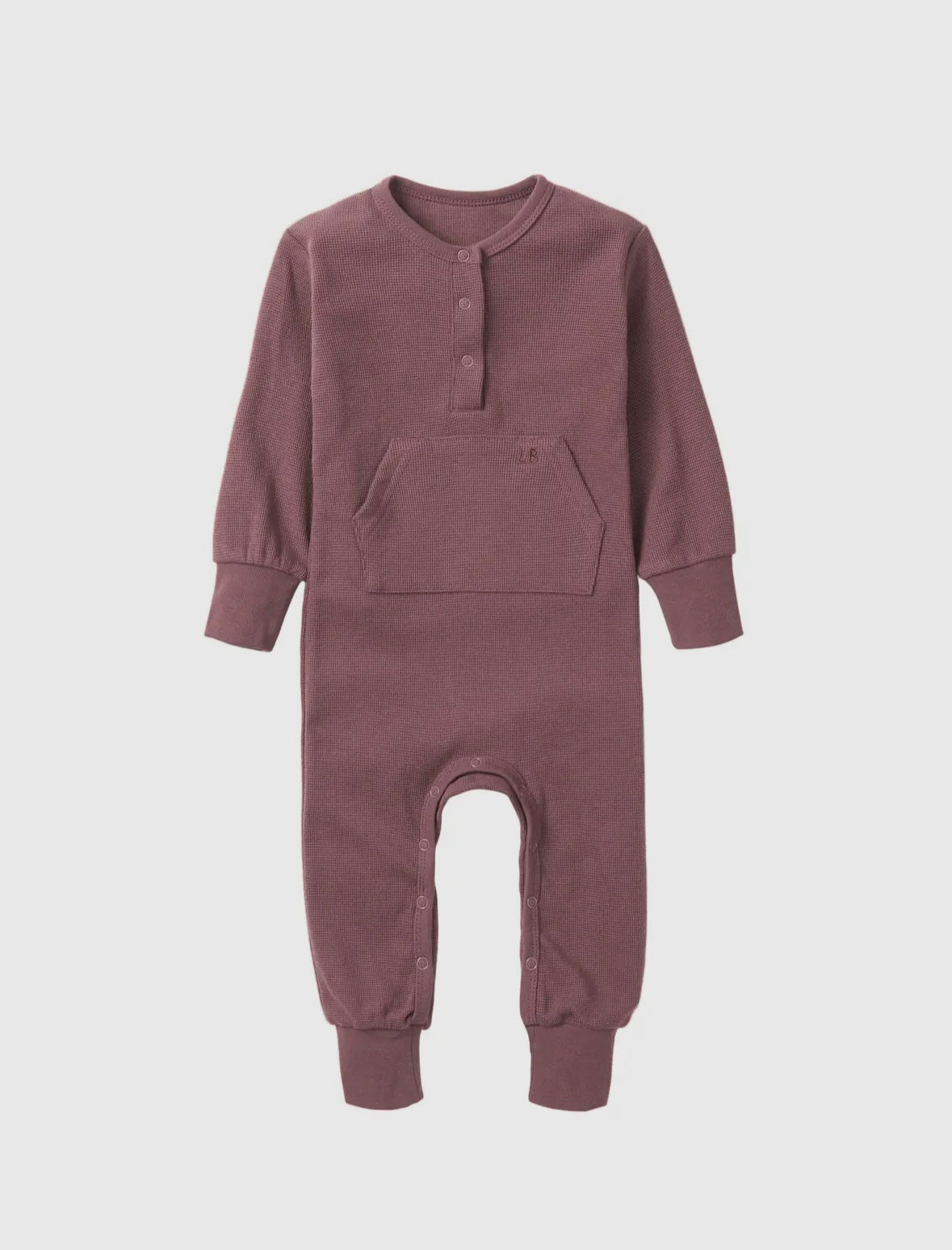 LB Waffle Romper | Huckleberry