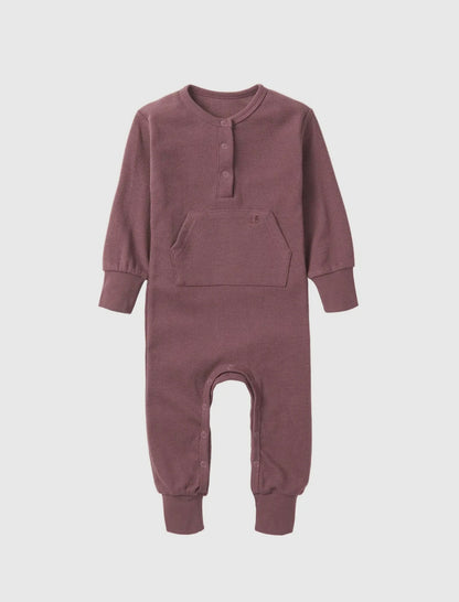 LB Waffle Romper | Huckleberry
