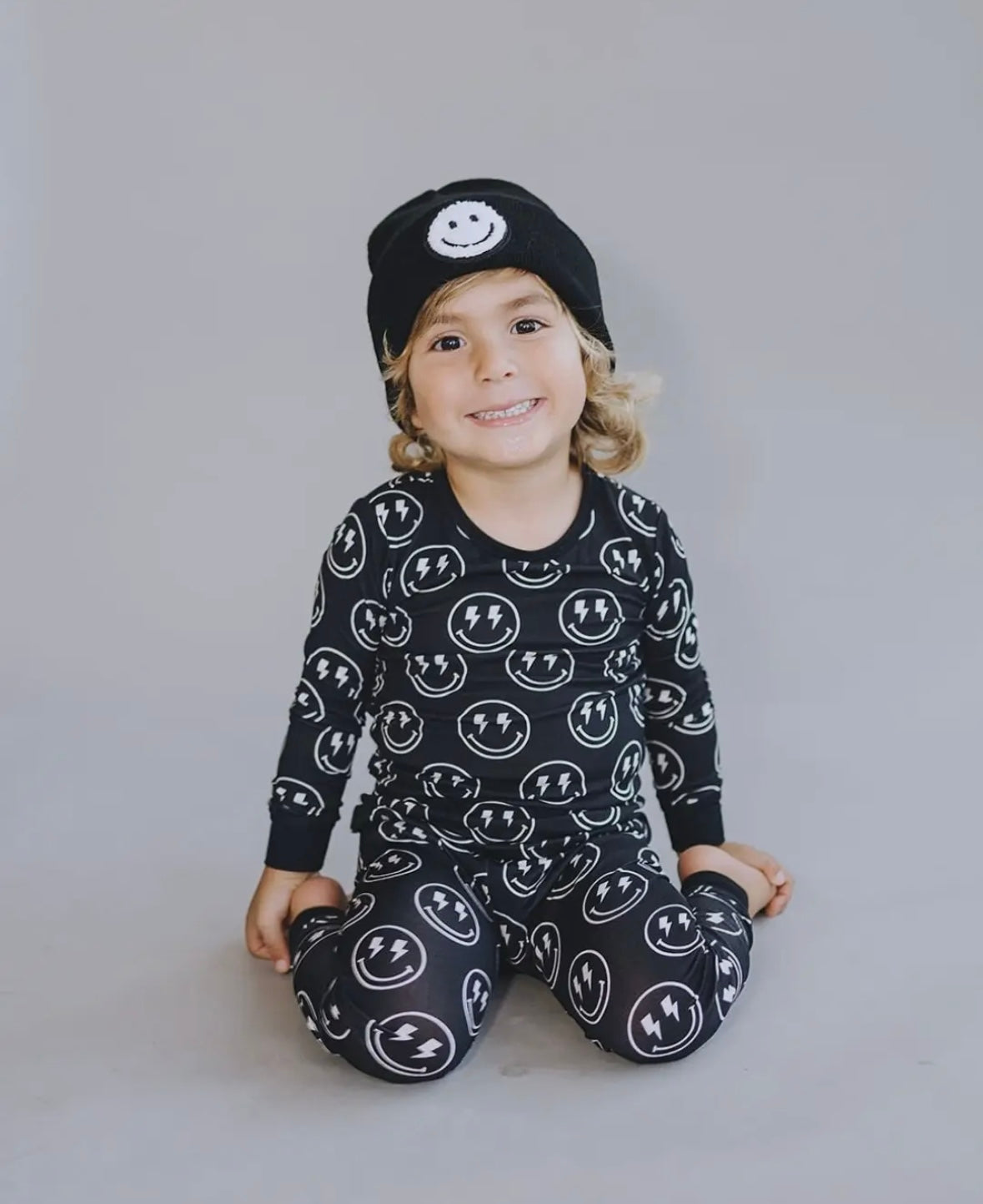 Smiley Beanie | Black