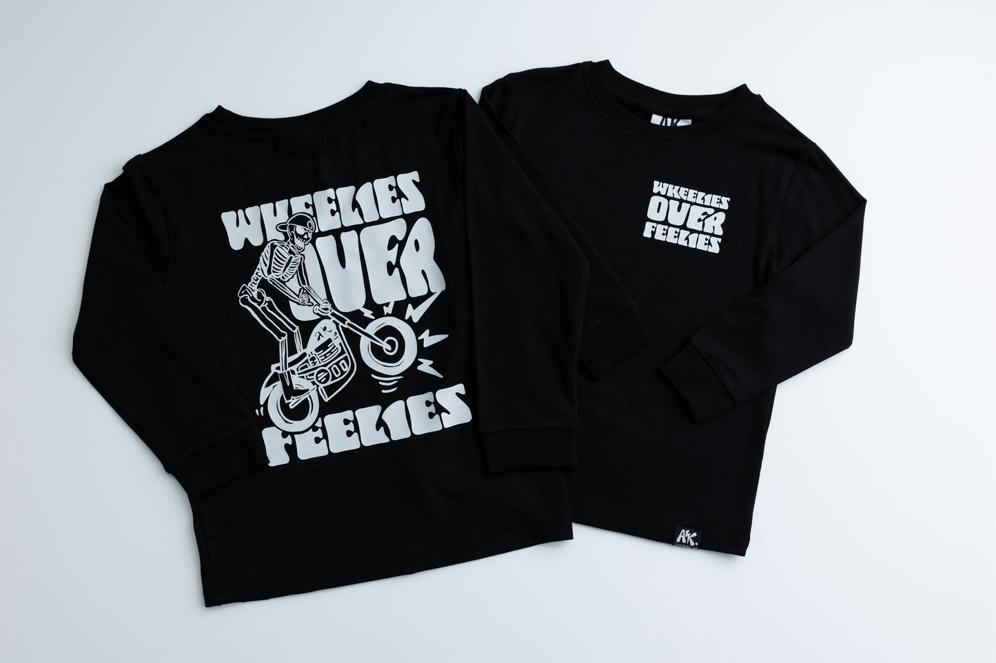 Wheelies-Long sleeve graphic