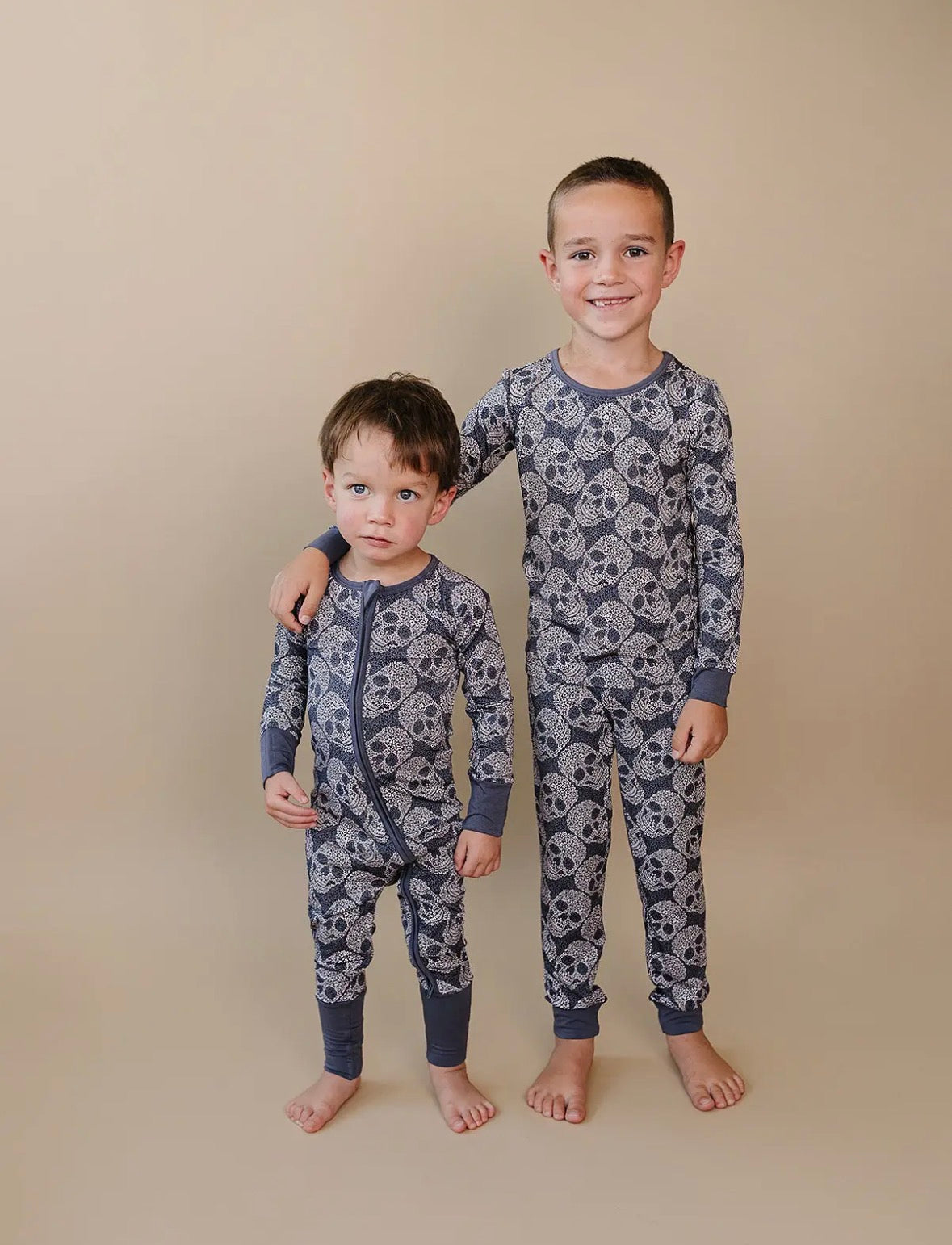 PRE-ORDER 2 Piece Bamboo PJ's | Leopard Skull