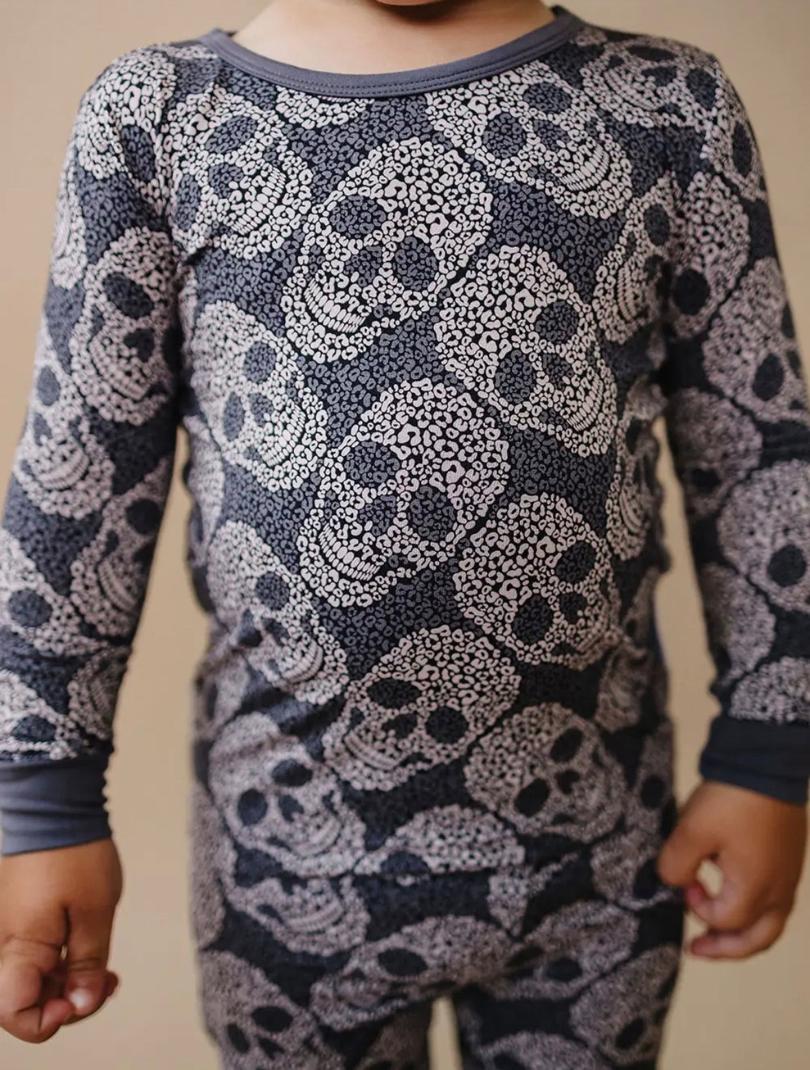 PRE-ORDER 2 Piece Bamboo PJ's | Leopard Skull