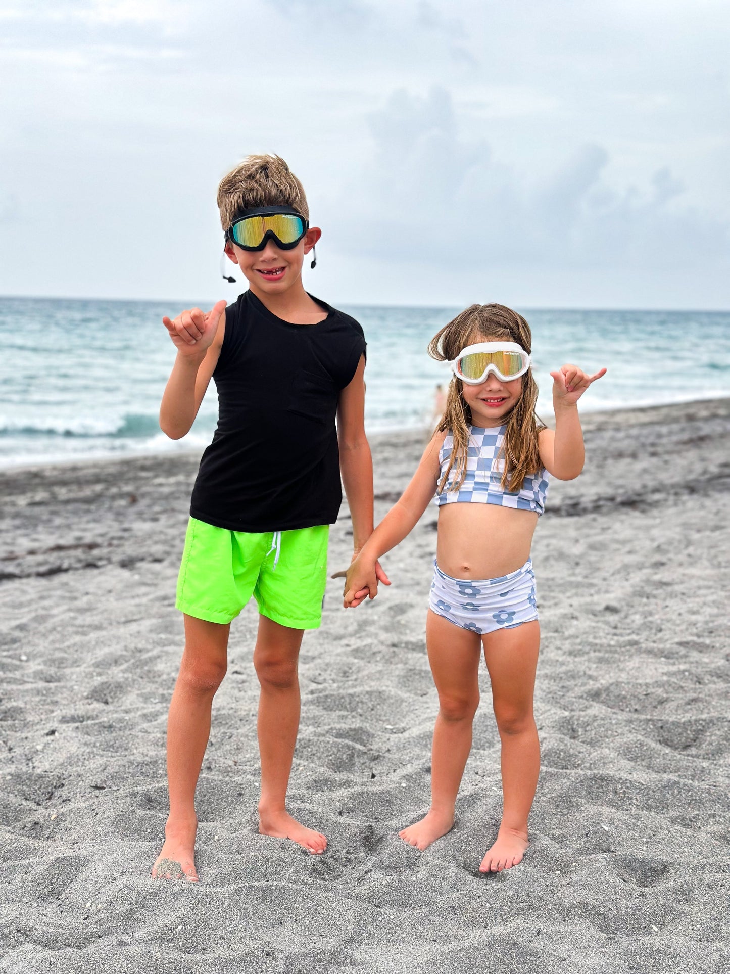Swell UV protected swim goggles