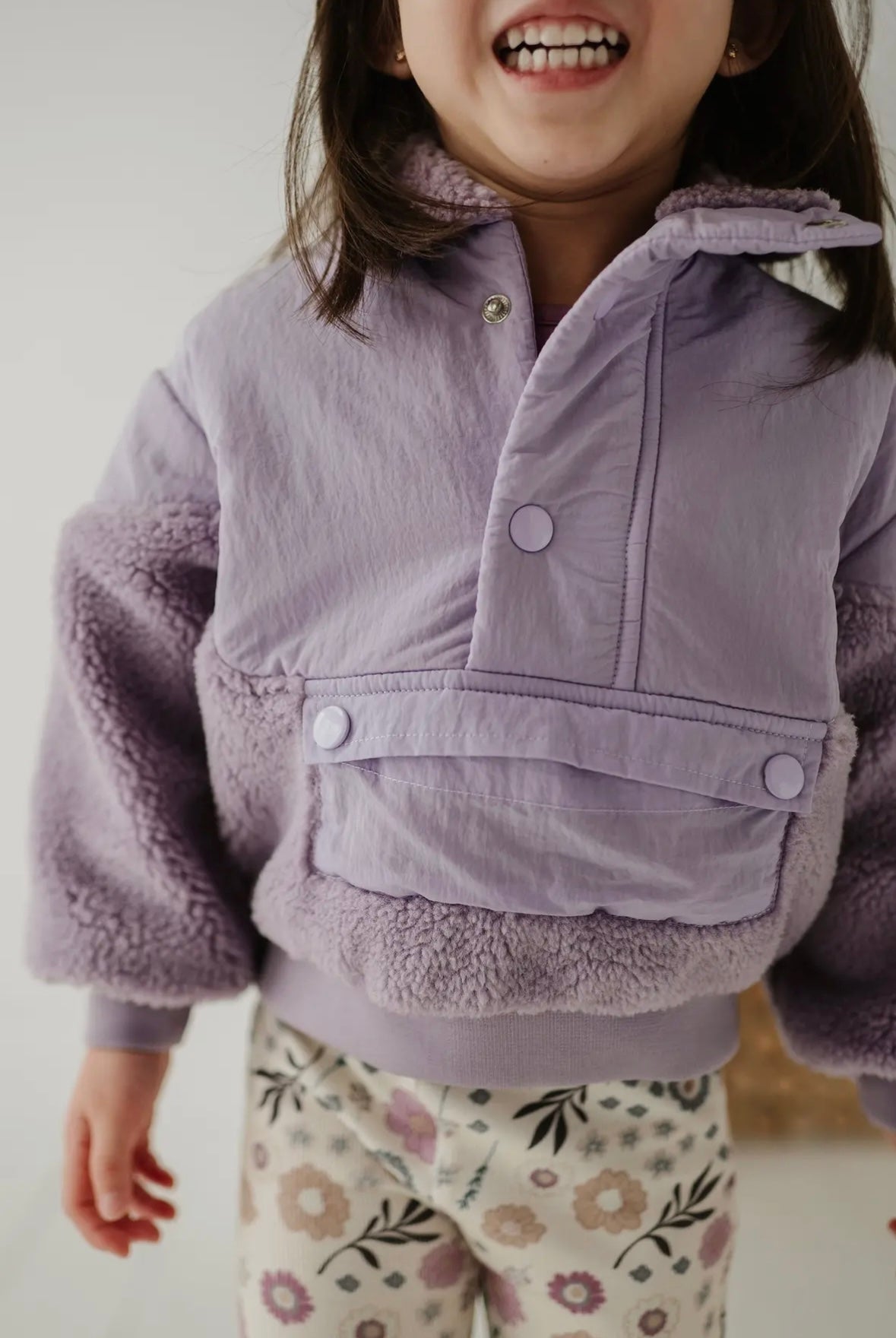 Sherpa Pullover | Lavender