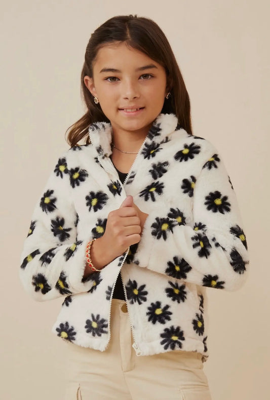 Floral Fleece Jacket