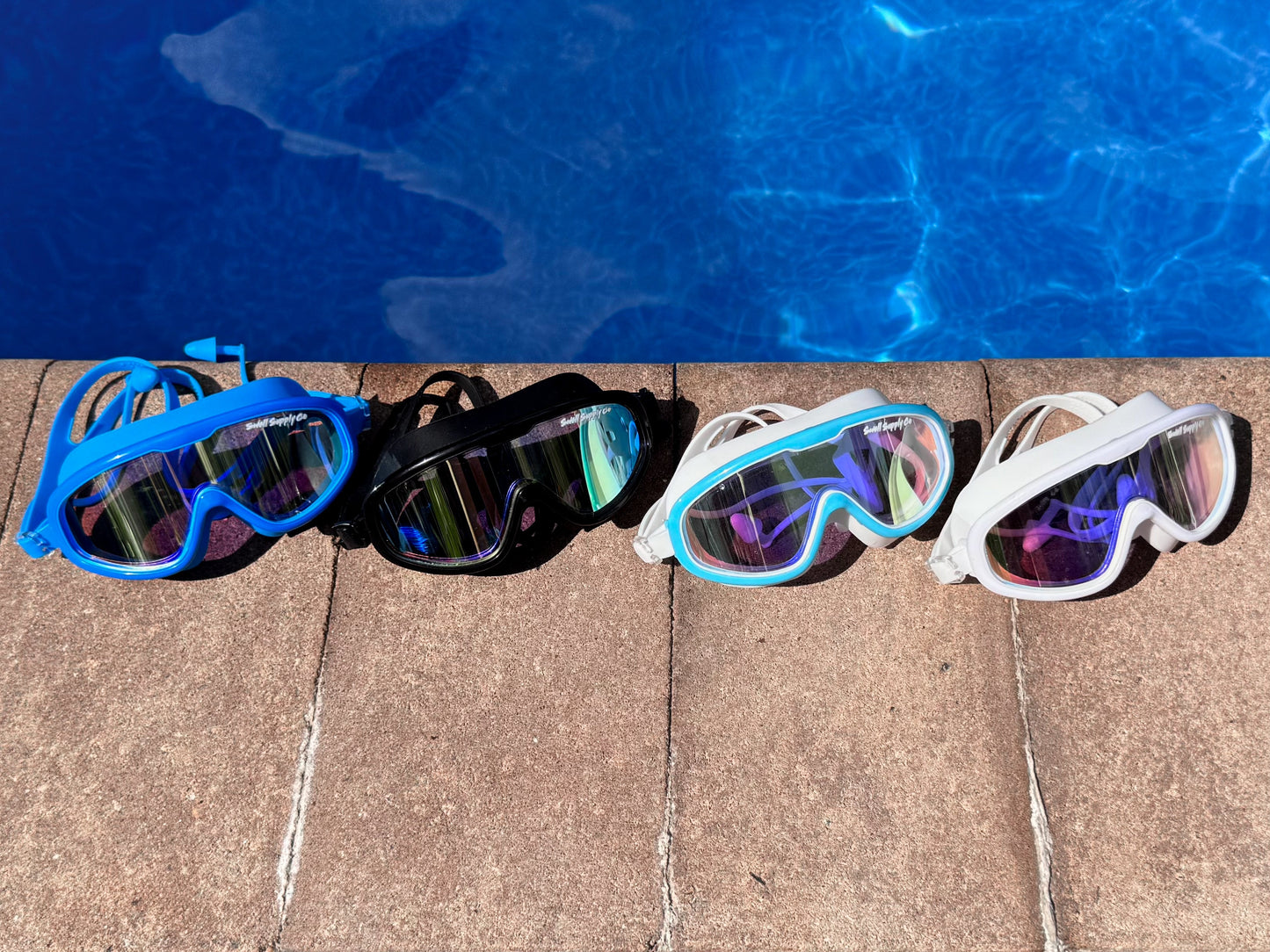 Swell UV protected swim goggles