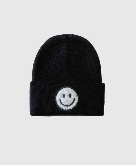 Smiley Beanie | Black