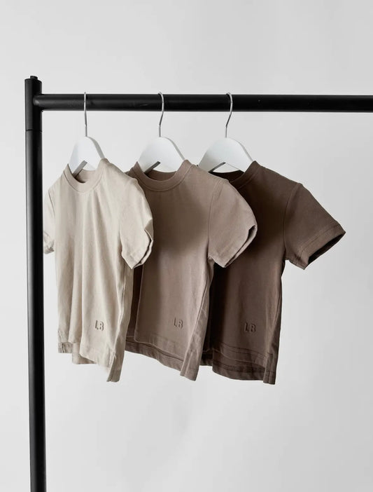 LB Elevated Tee - Hazelnut