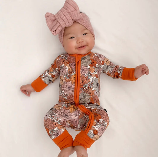 Autumn Floral Bamboo Jammies