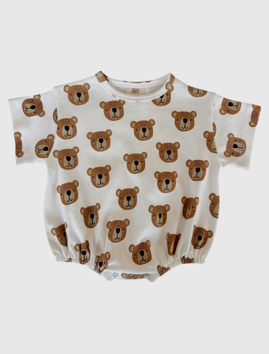 Organic Tshirt Romper | Baby Bear