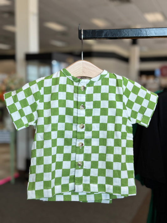 Organic Finley Set | Lime Checker