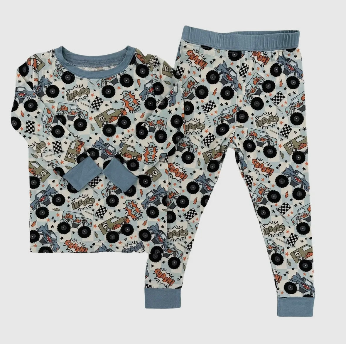 Crash Monster Trucks Bamboo Jammies