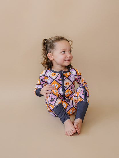 Bamboo Zip Romper | Ghost Whimsy