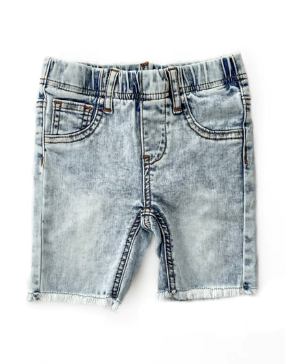 LJ Denim Shorts | Ultra-Lightwash