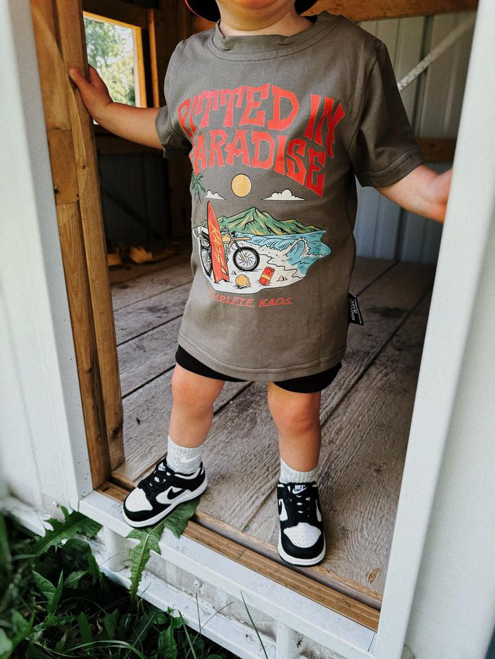 Pitted in Paradise Graphic Tee