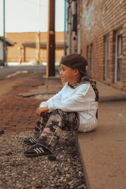 Raw Cut Camo Sweatpants