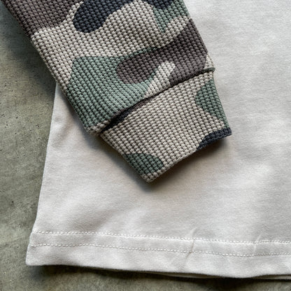 Camo Waffle - Layered Longsleeve Tee