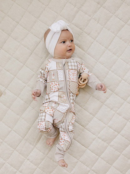 Bamboo Zip Romper | Cottage Goose