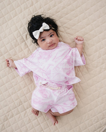 Shorts Set | Pink Camo