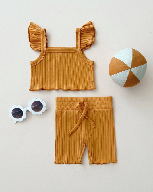 Biker Shorts Set | Butterscotch